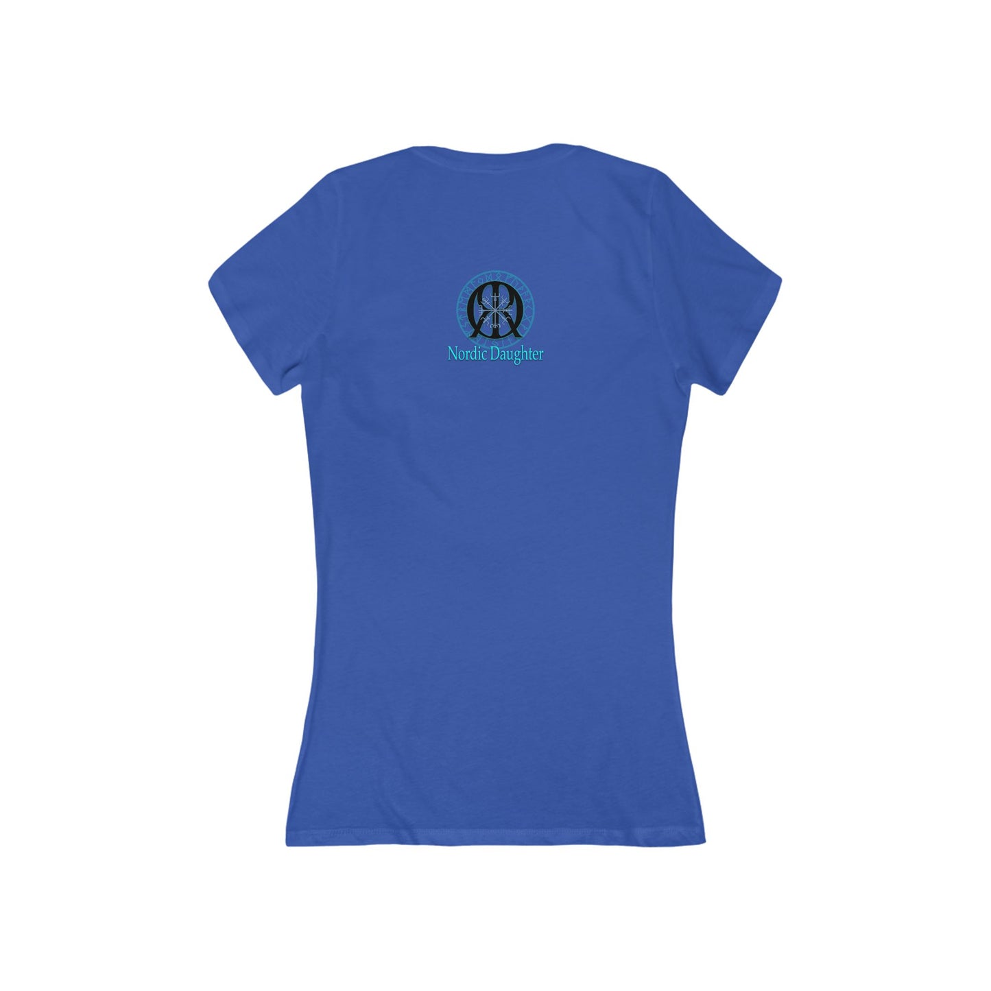 Wolf Graphic Deep V-Neck Tee for Women, Boho Shirt, Animal Lover Gift, Casual Wear, Unique Graphic Tee