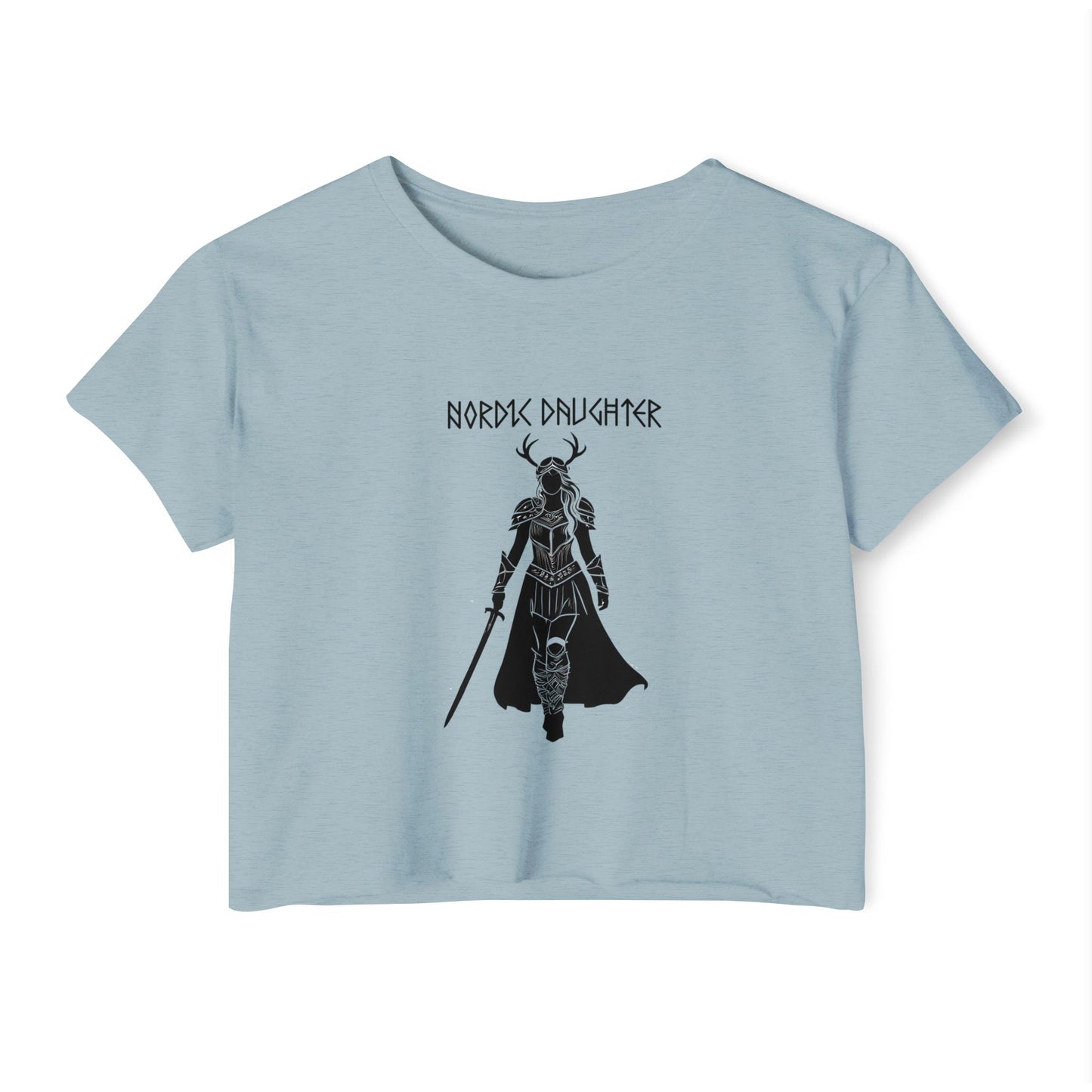 Nordic Daughter Festival Crop Top - Casual Summer Shirt for Music Lovers