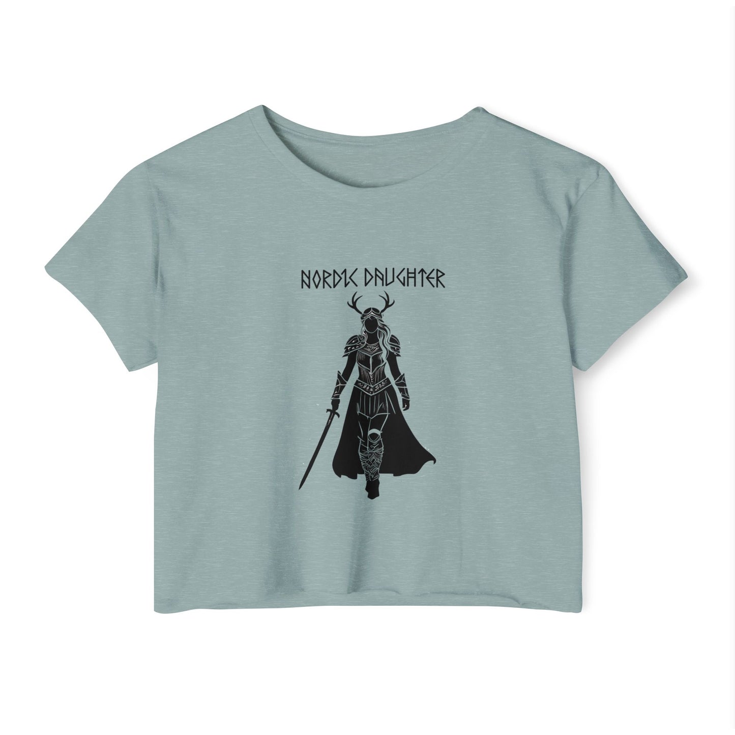 Nordic Daughter Festival Crop Top - Casual Summer Shirt for Music Lovers