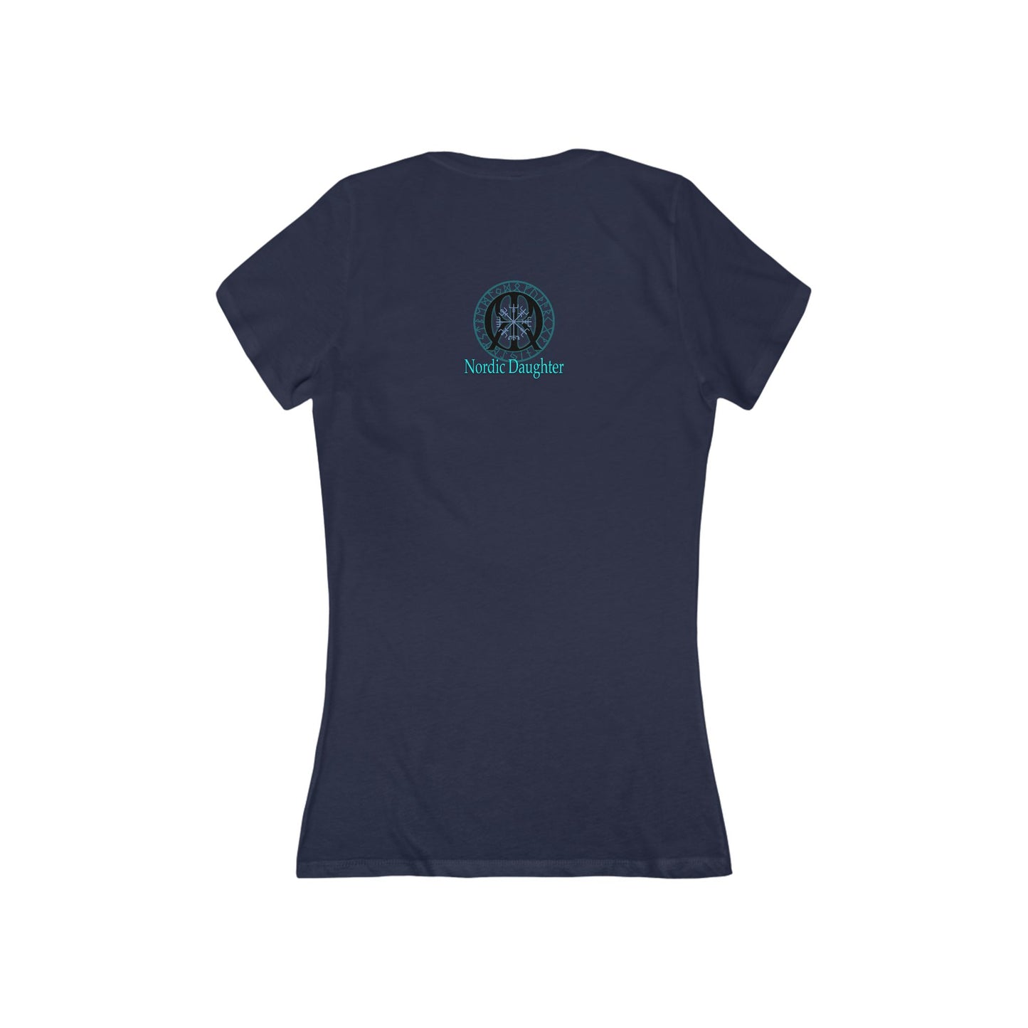 Wolf Graphic Deep V-Neck Tee for Women, Boho Shirt, Animal Lover Gift, Casual Wear, Unique Graphic Tee