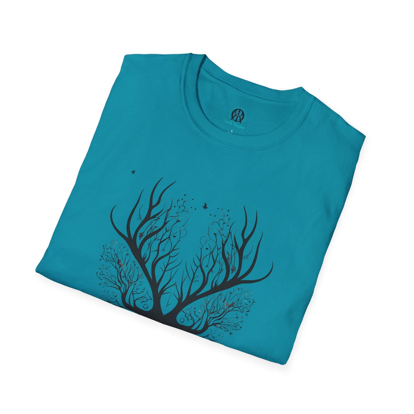 Nordic Daughter Unisex Softstyle T-Shirt - Nature-Inspired Design
