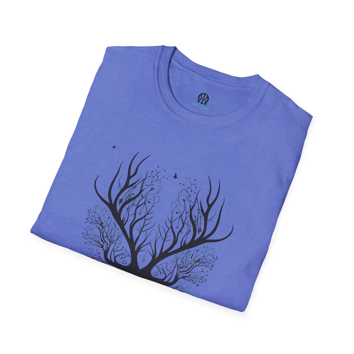 Nordic Daughter Unisex Softstyle T-Shirt - Nature-Inspired Design