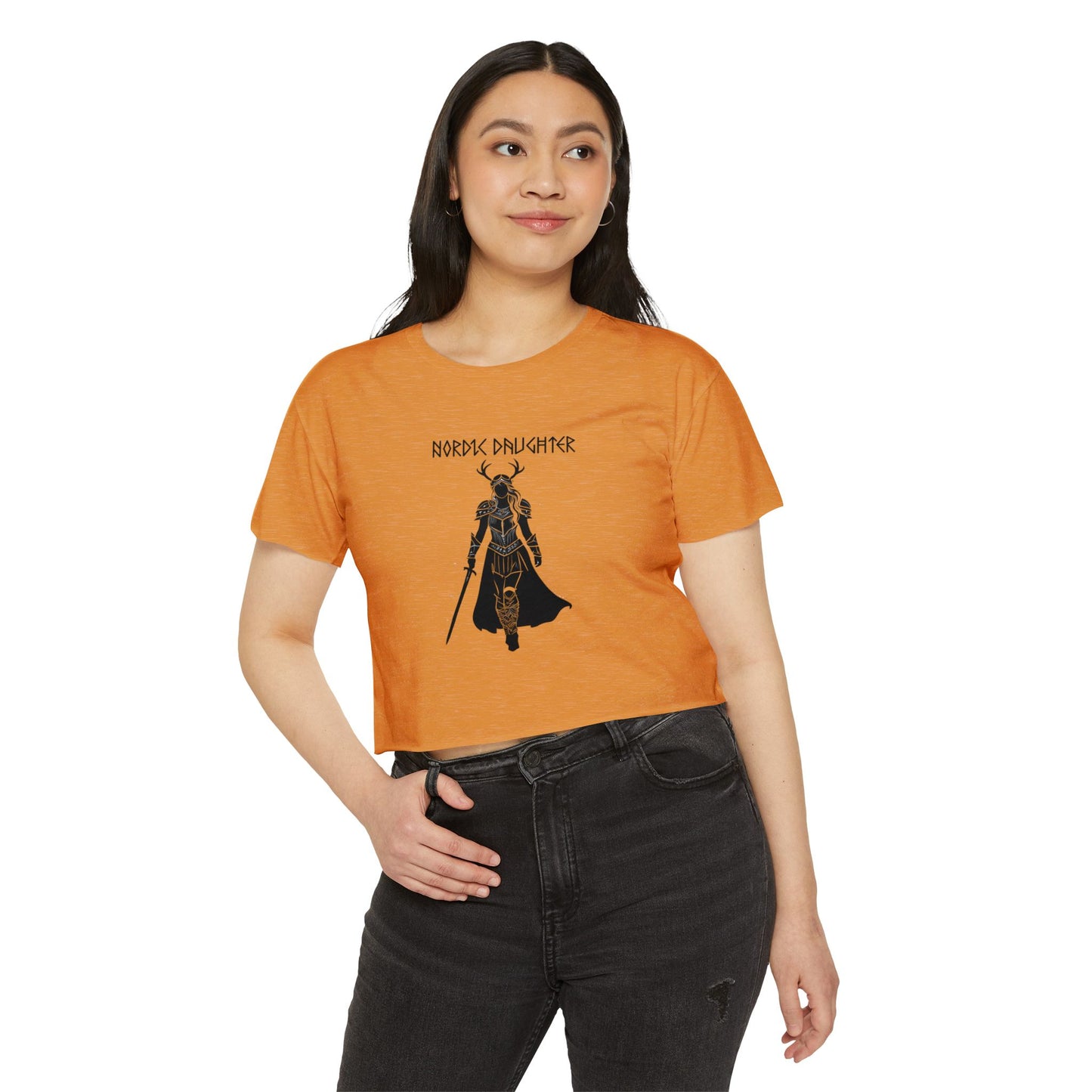 Nordic Daughter Festival Crop Top - Casual Summer Shirt for Music Lovers