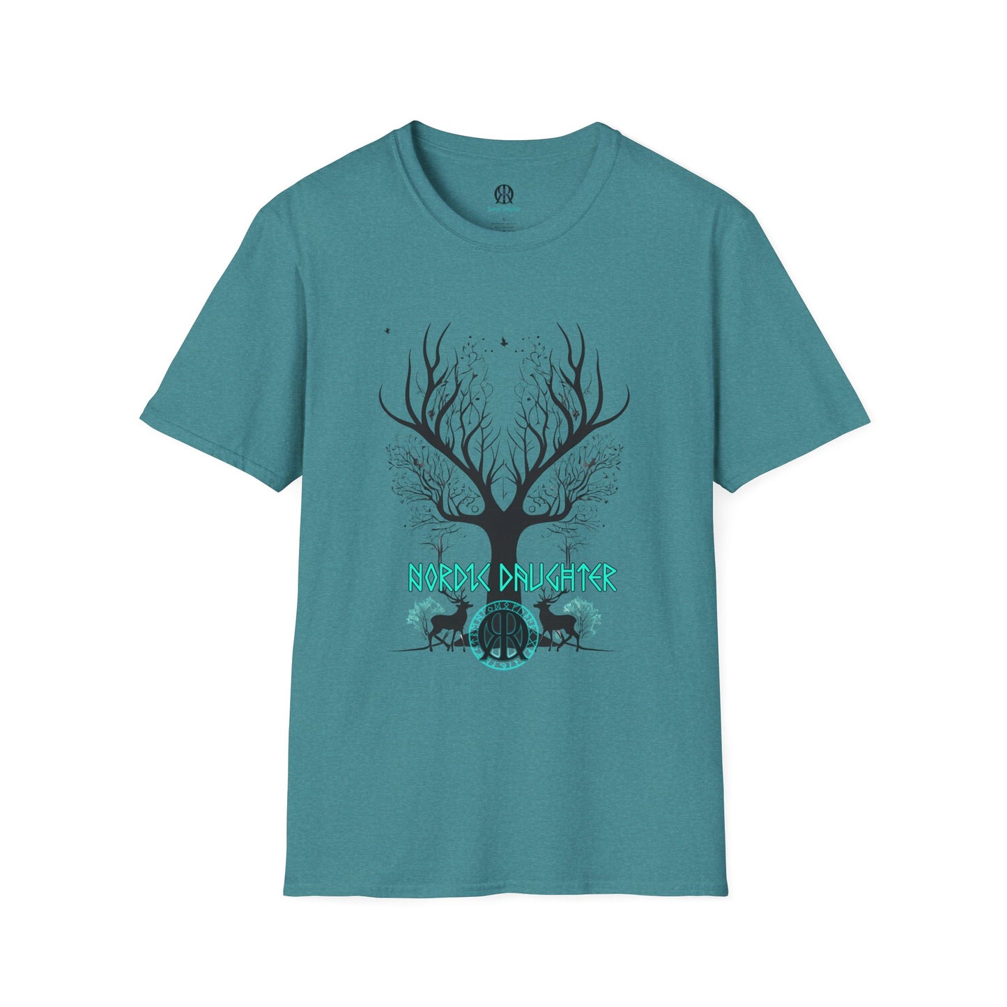 Nordic Daughter Unisex Softstyle T-Shirt - Nature-Inspired Design