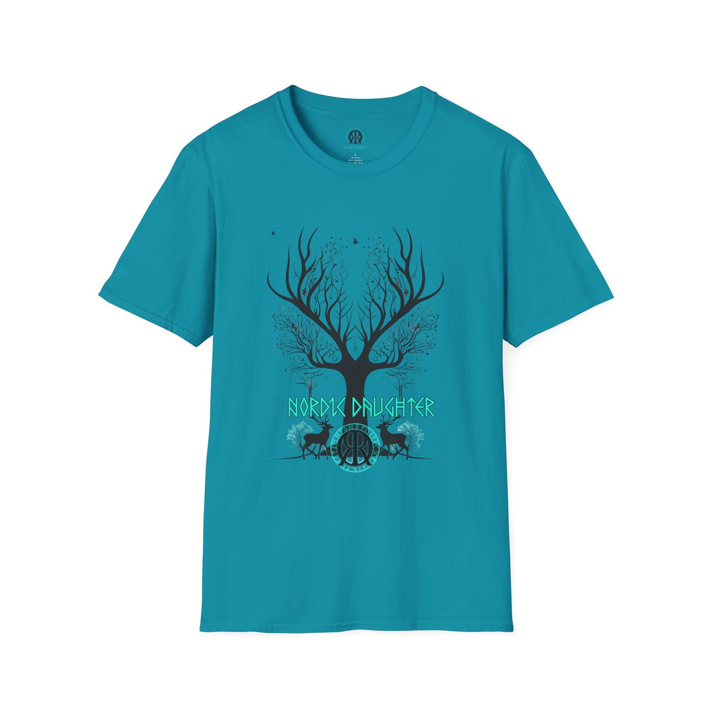 Nordic Daughter Unisex Softstyle T-Shirt - Nature-Inspired Design