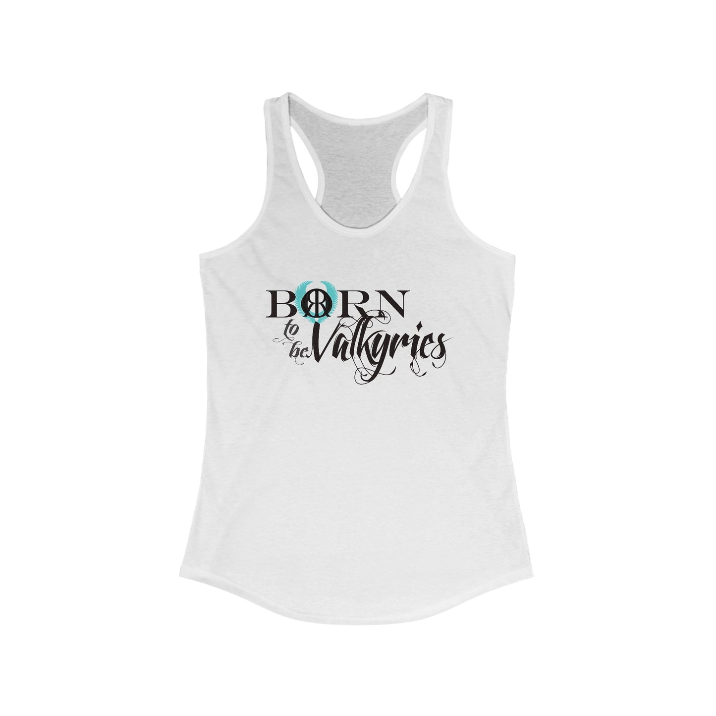 Born to be Valkyries Racerback Tank - Empowering Women's Workout Top