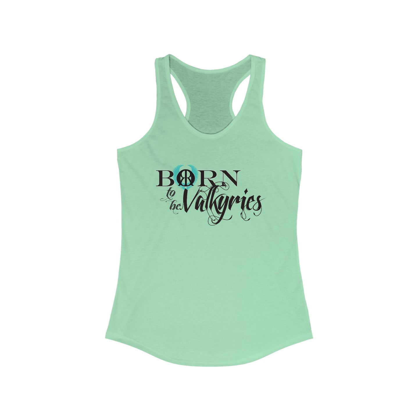 Born to be Valkyries Racerback Tank - Empowering Women's Workout Top