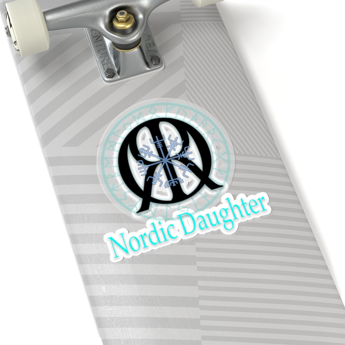 Nordic Daughter Kiss-Cut Stickers - Scandinavian Style Vinyl Decals for Empowerment & Personalization