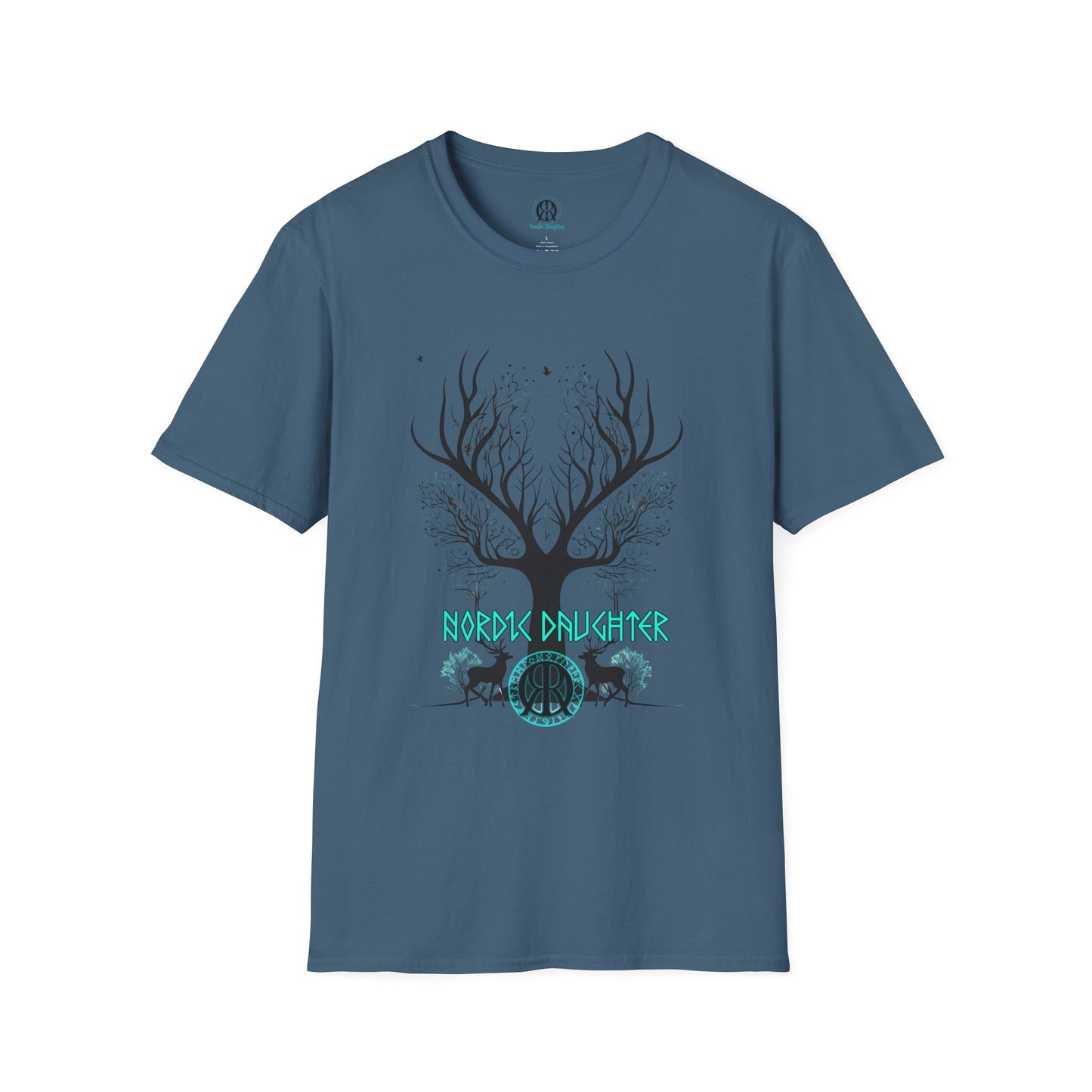 Nordic Daughter Unisex Softstyle T-Shirt - Nature-Inspired Design