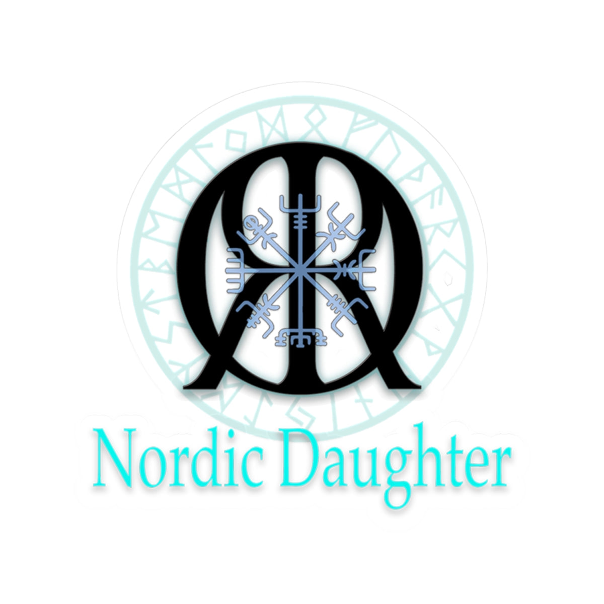 Nordic Daughter Kiss-Cut Stickers - Scandinavian Style Vinyl Decals for Empowerment & Personalization