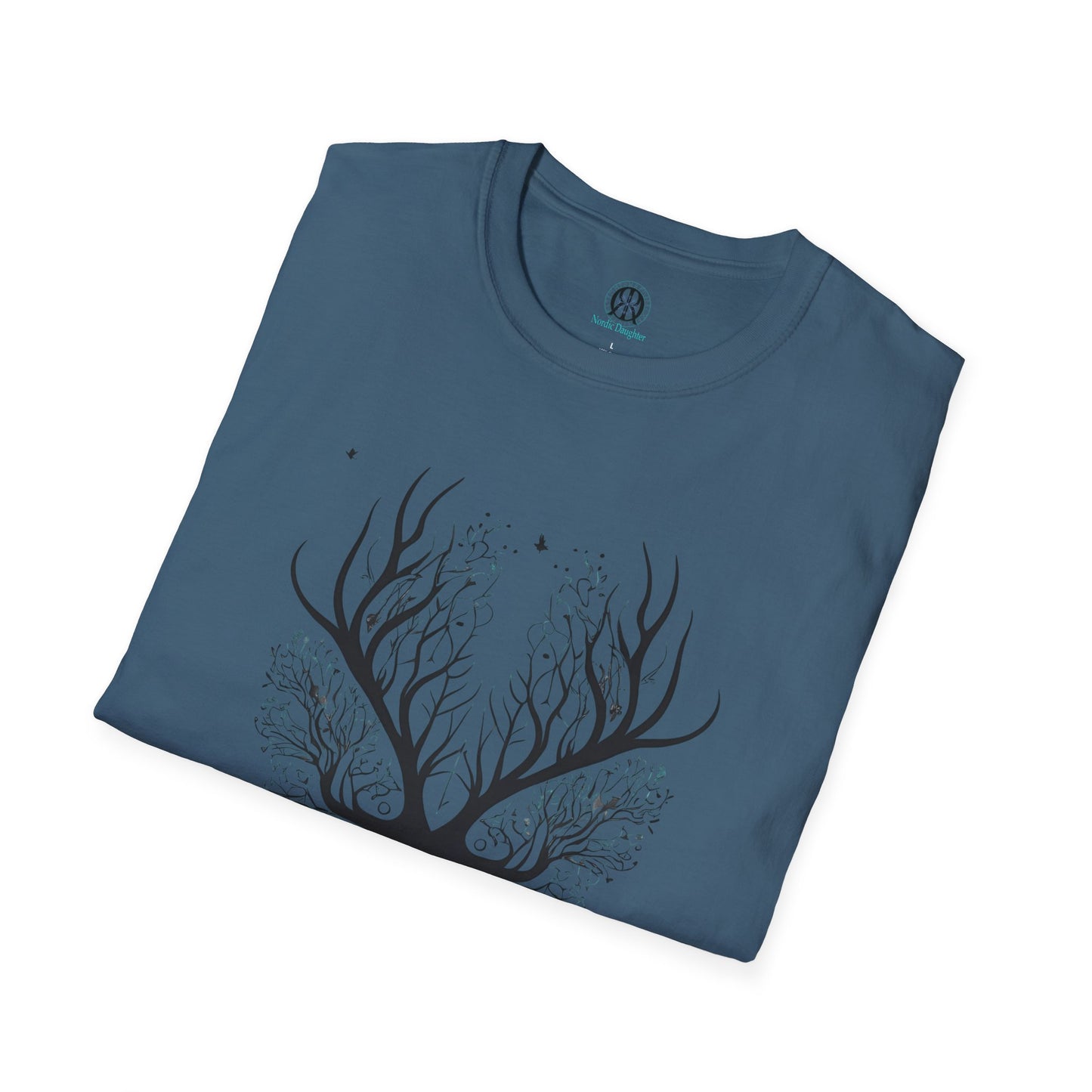 Nordic Daughter Unisex Softstyle T-Shirt - Nature-Inspired Design